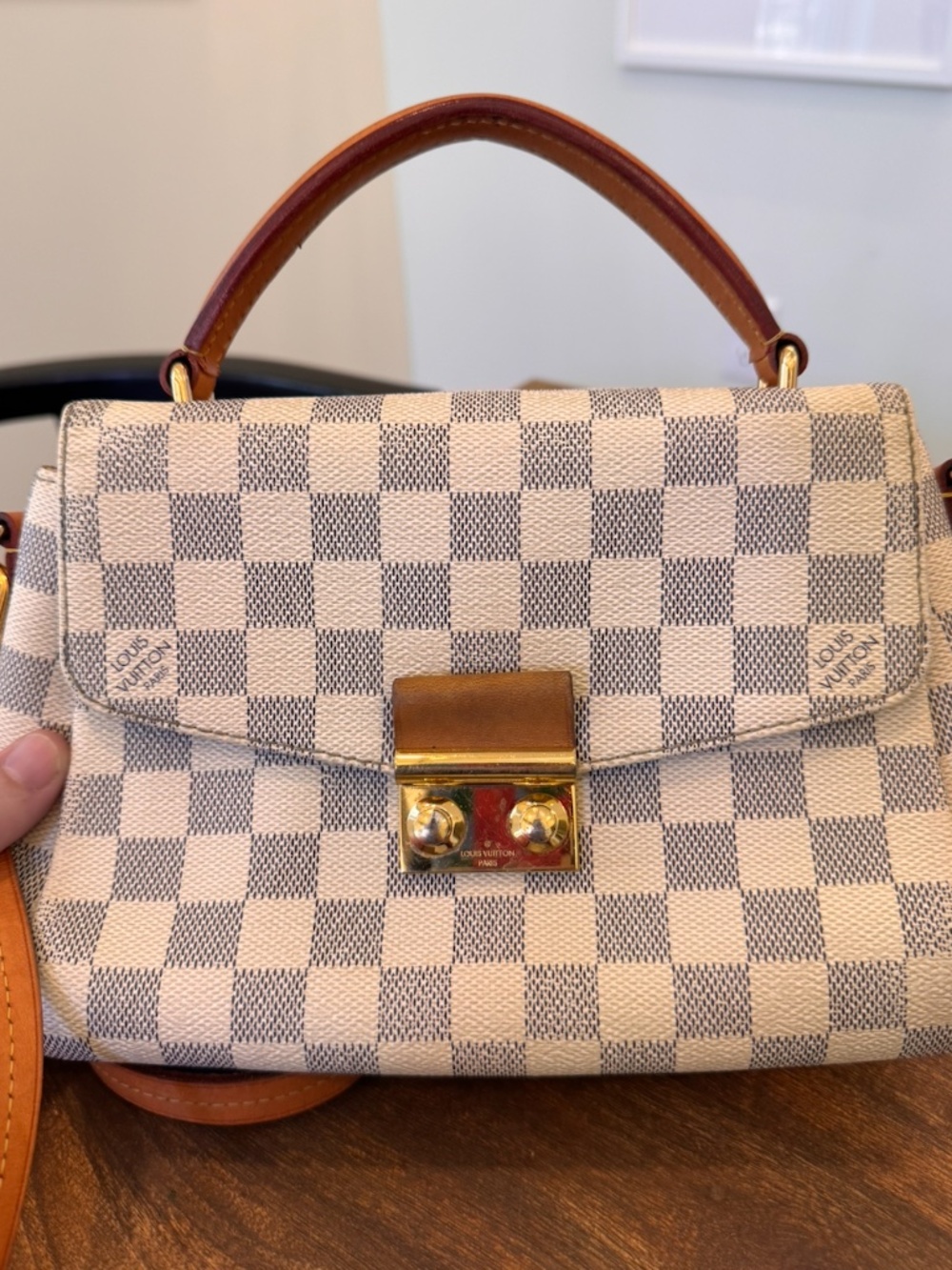 Louis Vuitton Croisette in Damier Azur Canvas - Picture 6 of 10